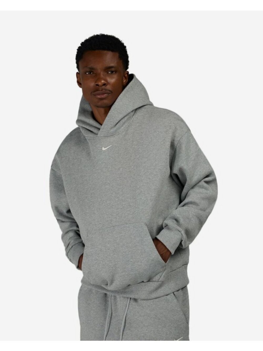 Nike Men's Solo Swoosh Pullover Gray Size L NEW WITH TAGS!